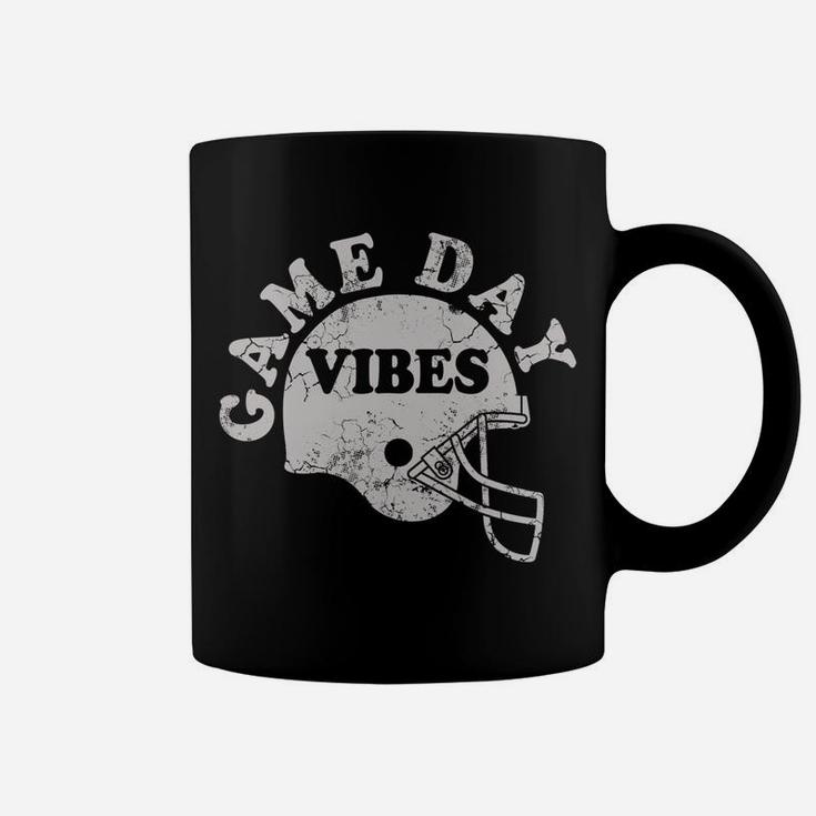 Vintage Game Day Vibes Football Lover Football Mom Dad Nana Sweatshirt Coffee Mug