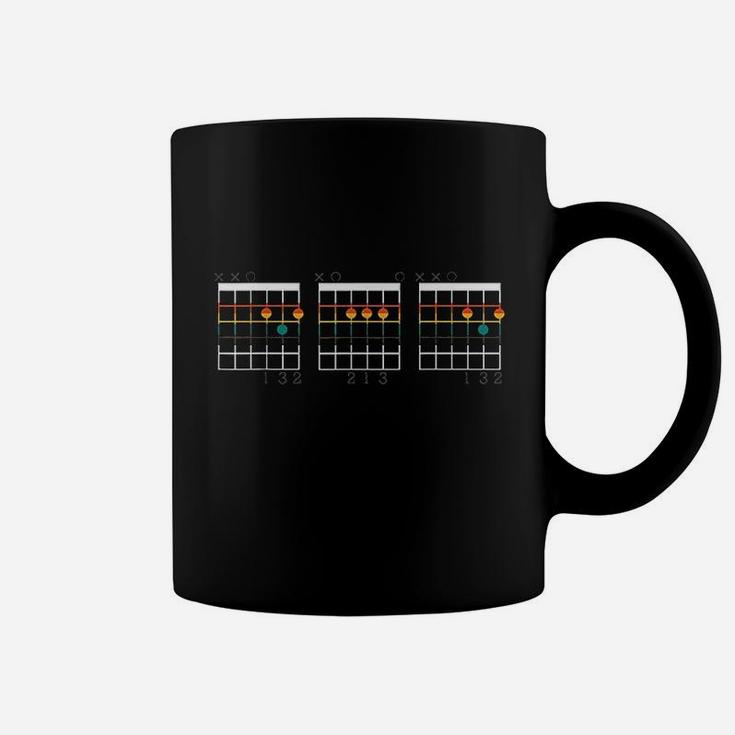 Vintage Guitar Chord Mean Coffee Mug