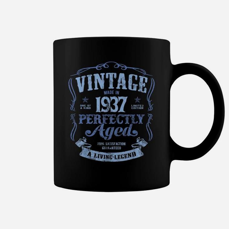 Vintage Made In 1937 Living Legend 83Rd Birthday Coffee Mug