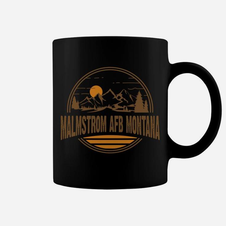 Vintage Malmstrom Afb, Montana Mountain Print Coffee Mug