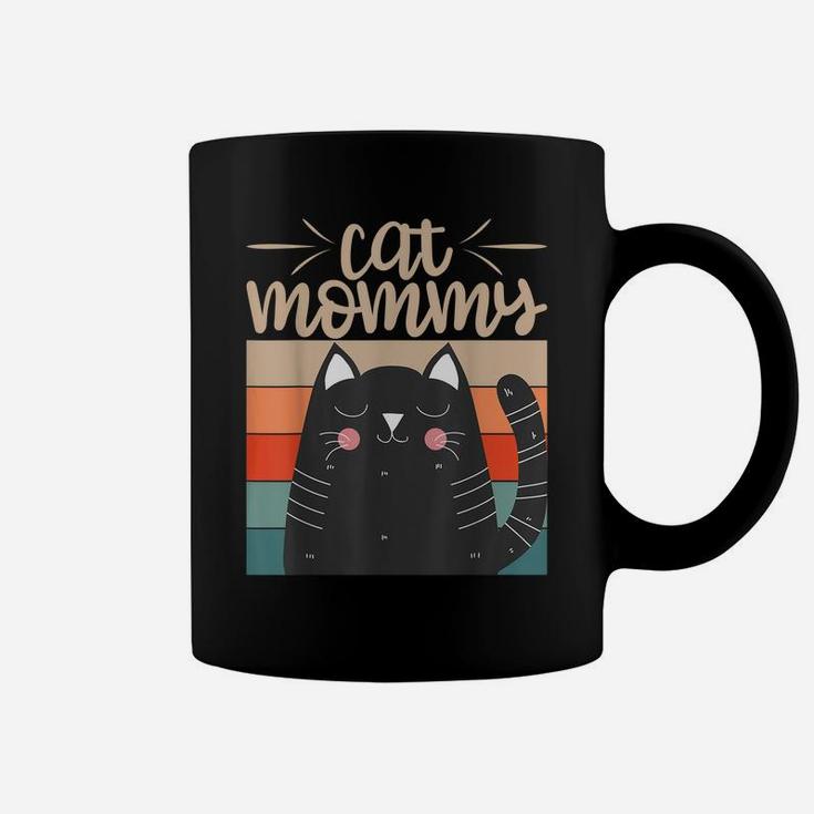 Vintage Mothers Day Shirt For All Cat Mama Cat Lovers Coffee Mug