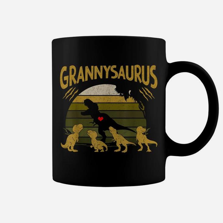 Vintage Retro 4 Kids Grannysaurus Dinosaur Lover Coffee Mug