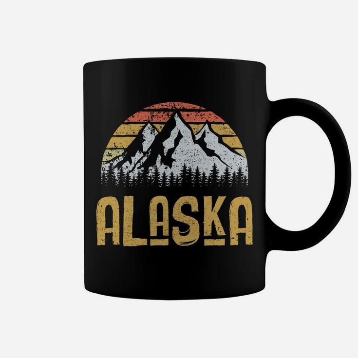 Vintage Retro Alaska US Mountains Glacier Hoodie Coffee Mug