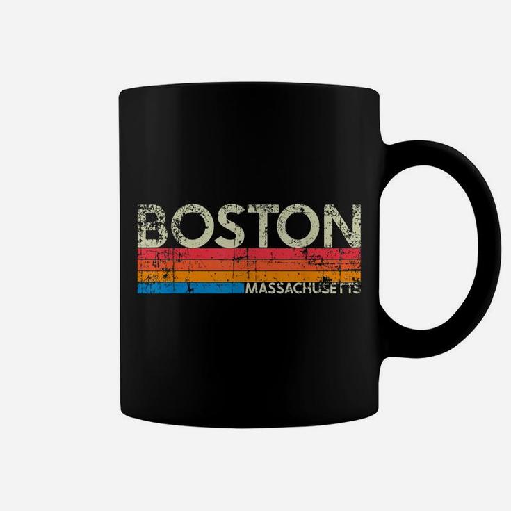 Vintage Retro Boston Massachusetts Distressed Souvenir Gift Coffee Mug
