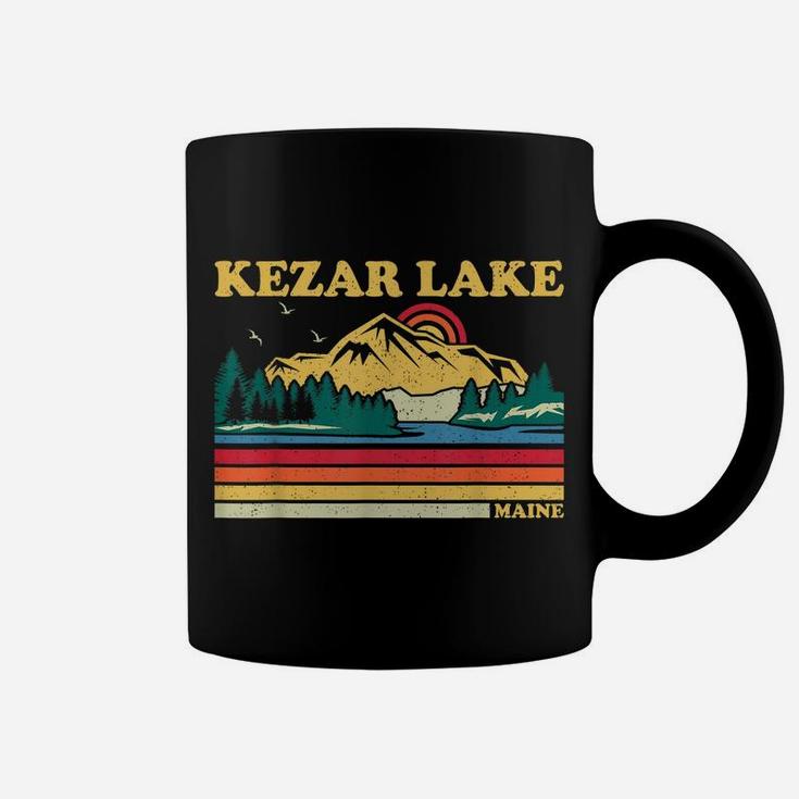 Vintage Retro Family Vacation Maine Kezar Lake Coffee Mug