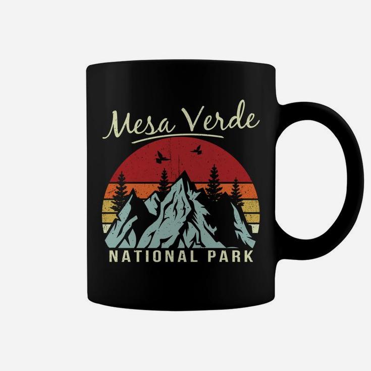 Vintage Retro Hiking Camping Mesa Verde National Park Sweatshirt Coffee Mug