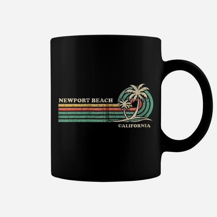 Vintage Retro Summer Vacation California Newport Beach Zip Hoodie Coffee Mug