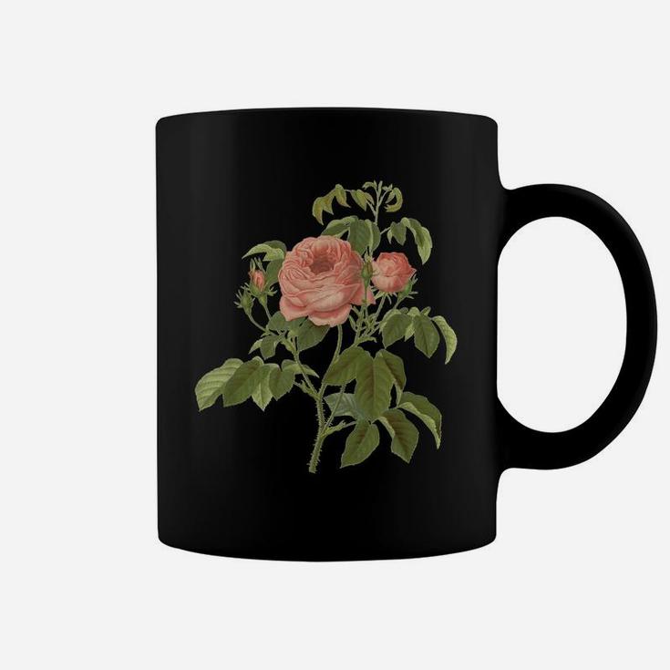 Vintage Rose Aesthetic Botanical Floral Flower Women Flowers Coffee Mug