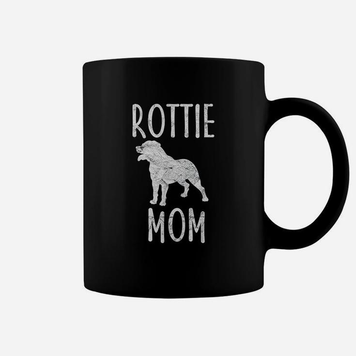 Vintage Rottweiler Mom Gift Rott Dog Owner Rottie Mother Coffee Mug