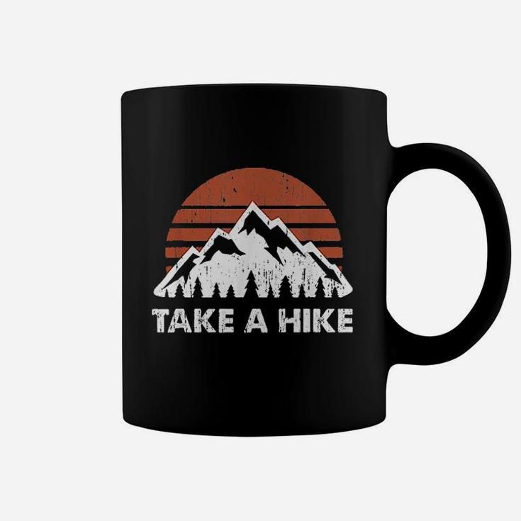 Vintage Take A Hike Outdoors Nature Hiking Lover Coffee Mug