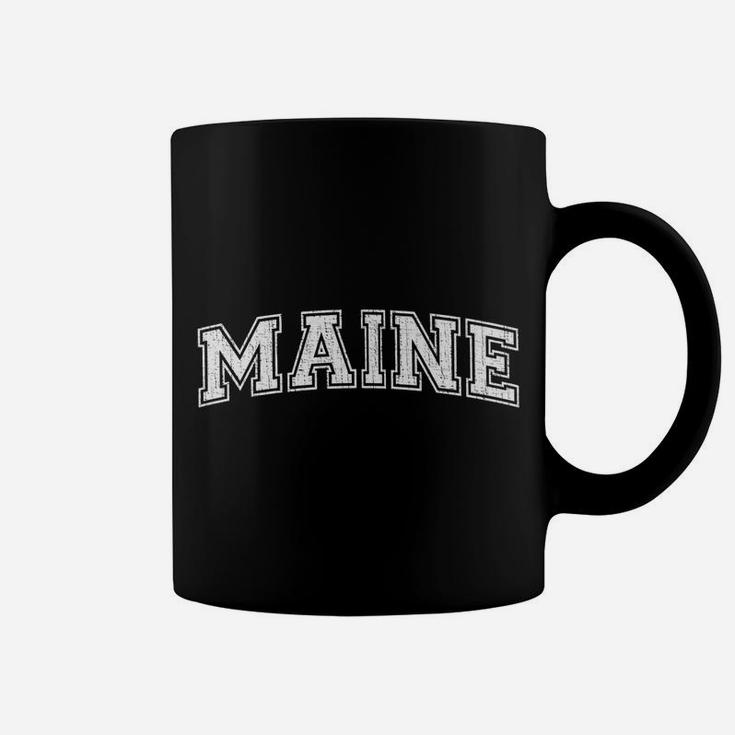 Vintage University-Look Maine Distressed Coffee Mug