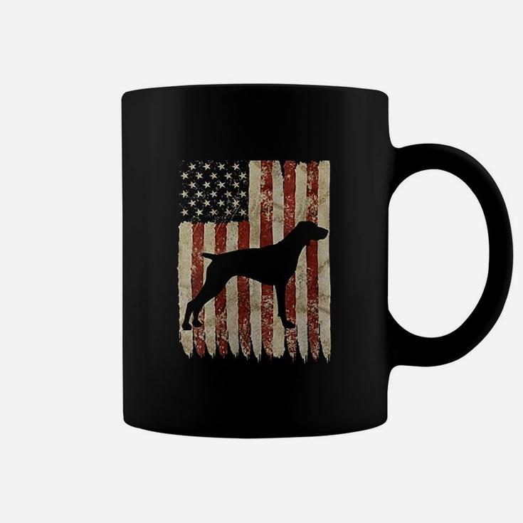 Vizsla Usa Flag Patriotic Dog Coffee Mug