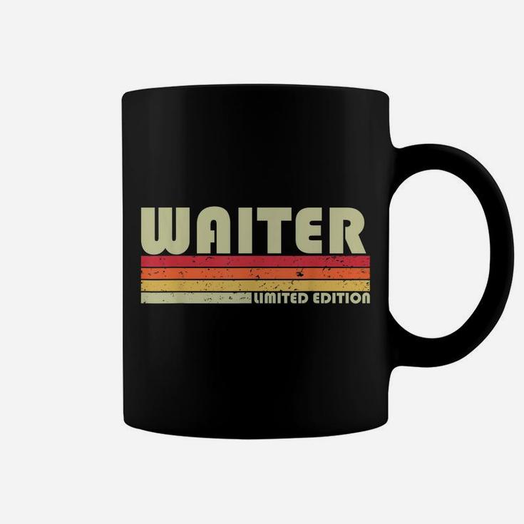 Waiter Funny Job Title Profession Birthday Worker Idea Coffee Mug