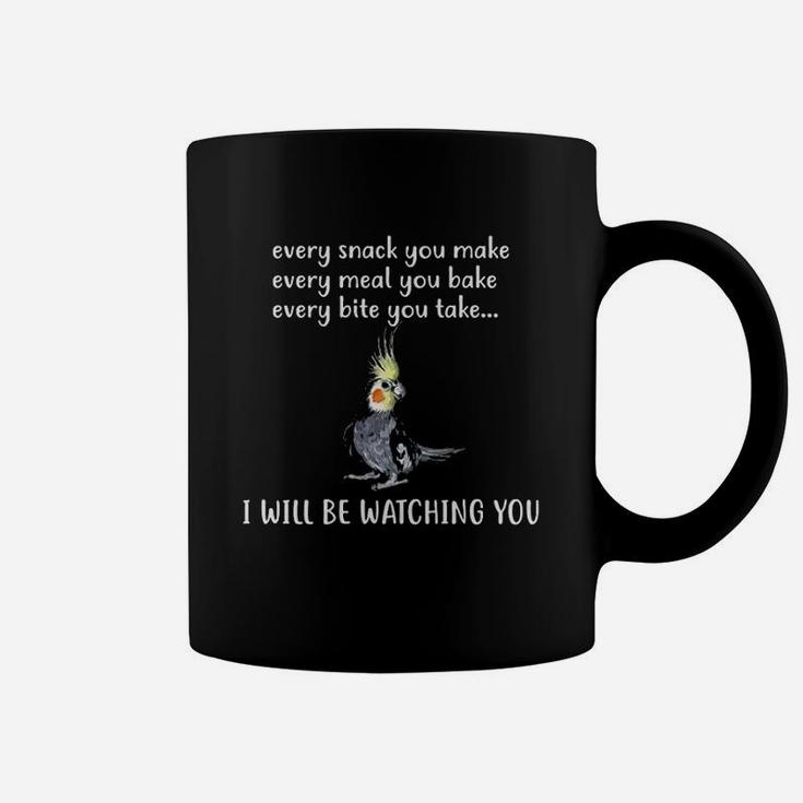 Watching You Cockatiel Coffee Mug