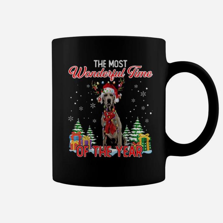 Weimaraner  The Most Wonderful Time Of The Year Coffee Mug