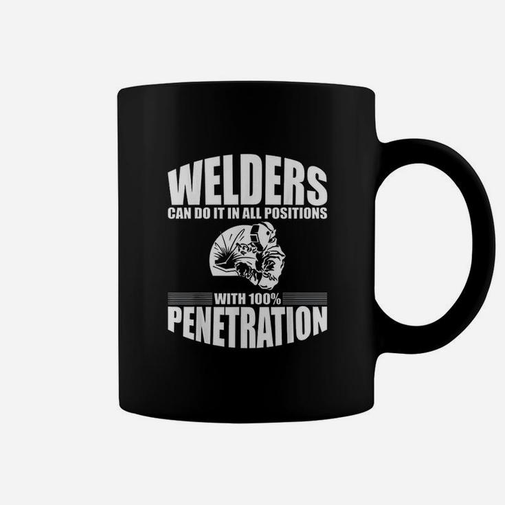 Welders Can Do It In All Positions Coffee Mug