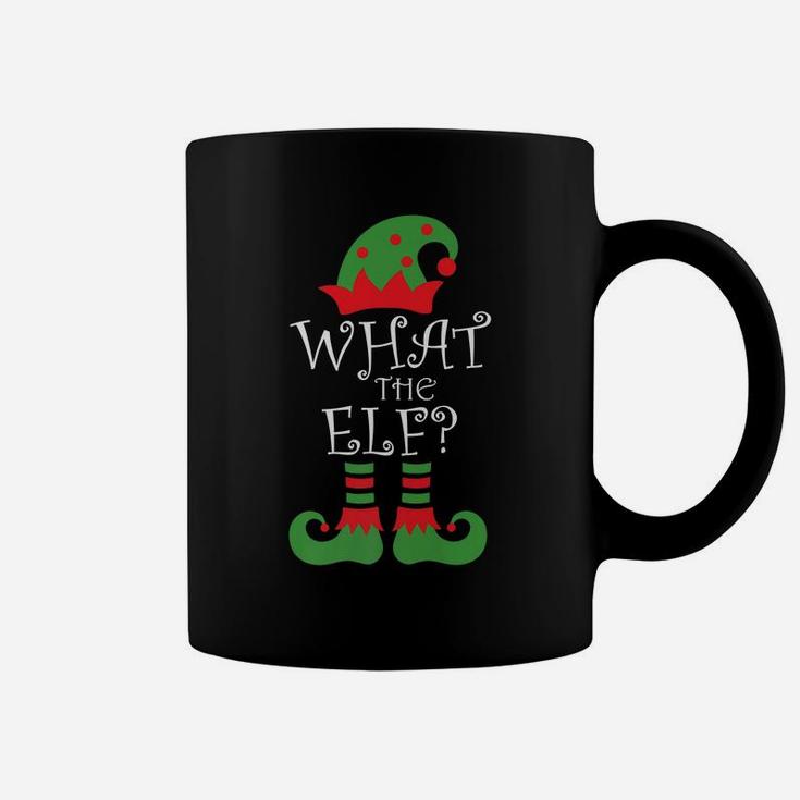 What The Elf Family Matching Funny Christmas Outfit Coffee Mug