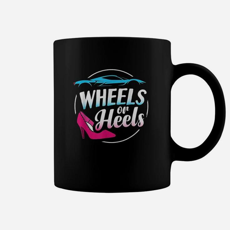 Wheels Or Heels Coffee Mug