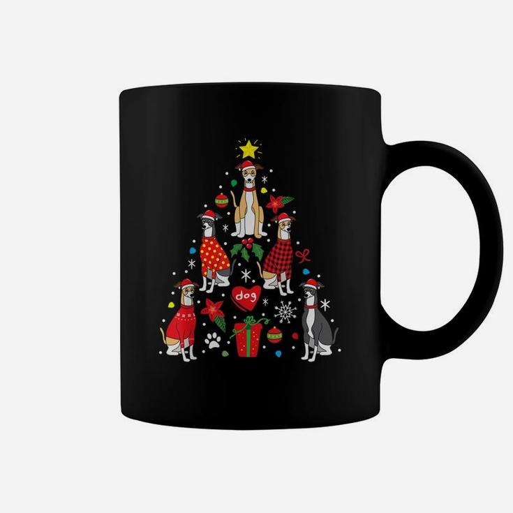 Whippet Christmas Ornament Tree Funny Dog Mom Dad Gift Coffee Mug