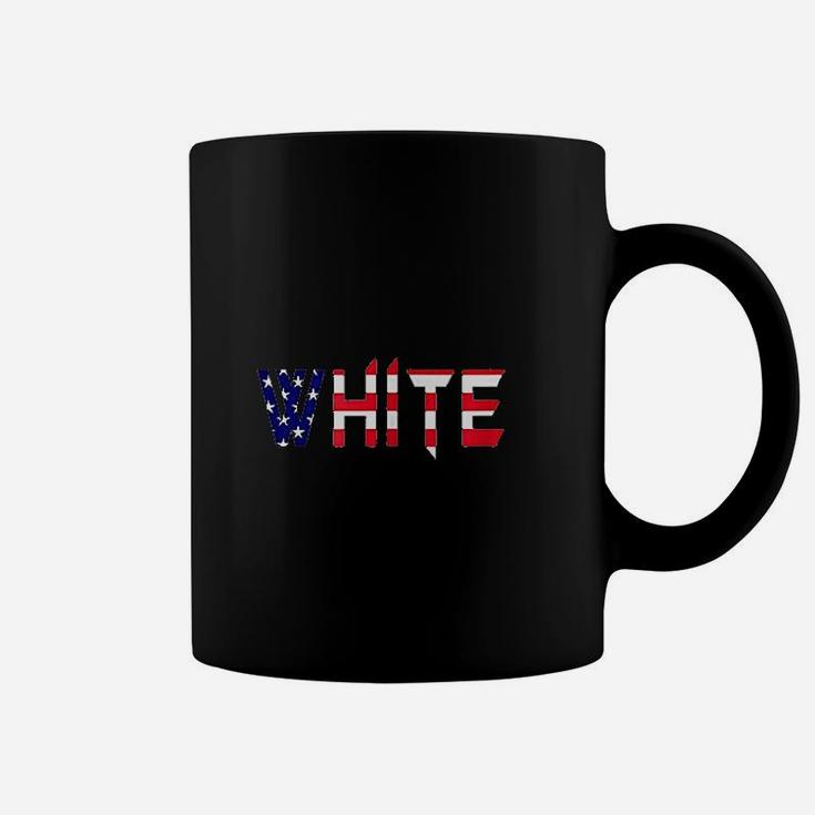 White American Flag Coffee Mug