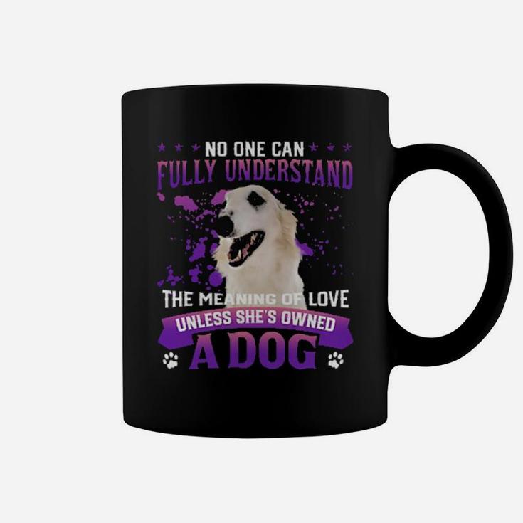 White Borzoi No One Can Fully Understand The Meaning Of Love Coffee Mug
