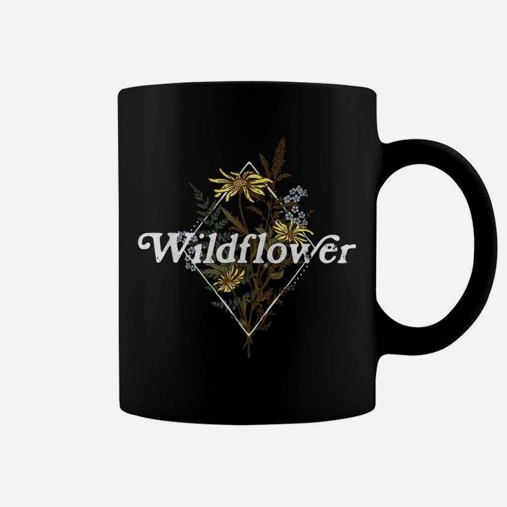 Wildflower Nature Flower Plant Vintage Style Hippie Indie Coffee Mug