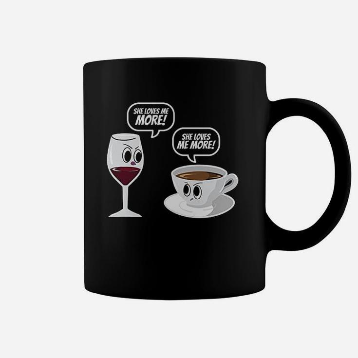 Wine Vs Coffee Coffee Mug