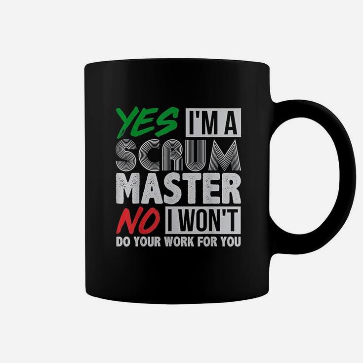 Witty Scrum Master Agile Project Management Funny Gift Coffee Mug