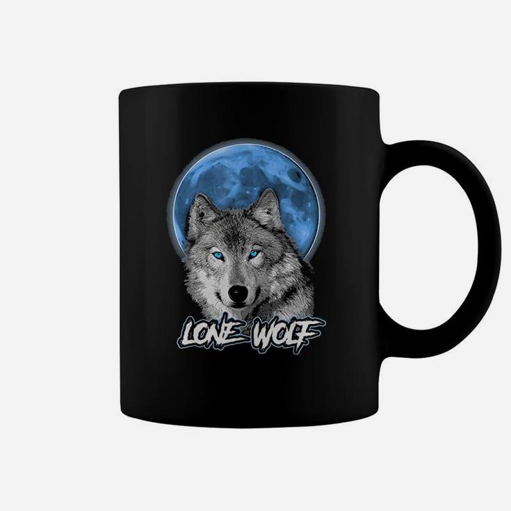 Wolf And Moon Coffee Mug