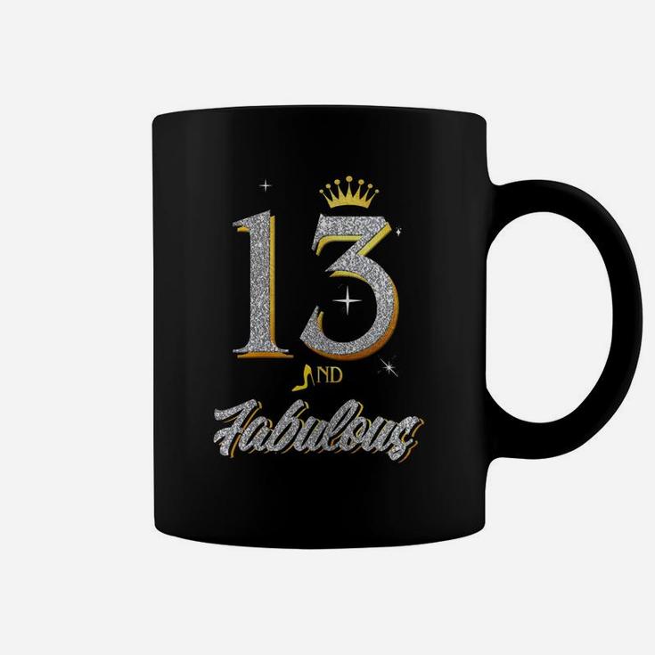 Womens 13Th Birthday And Fabulous For Girl Women 13 Years Old Coffee Mug