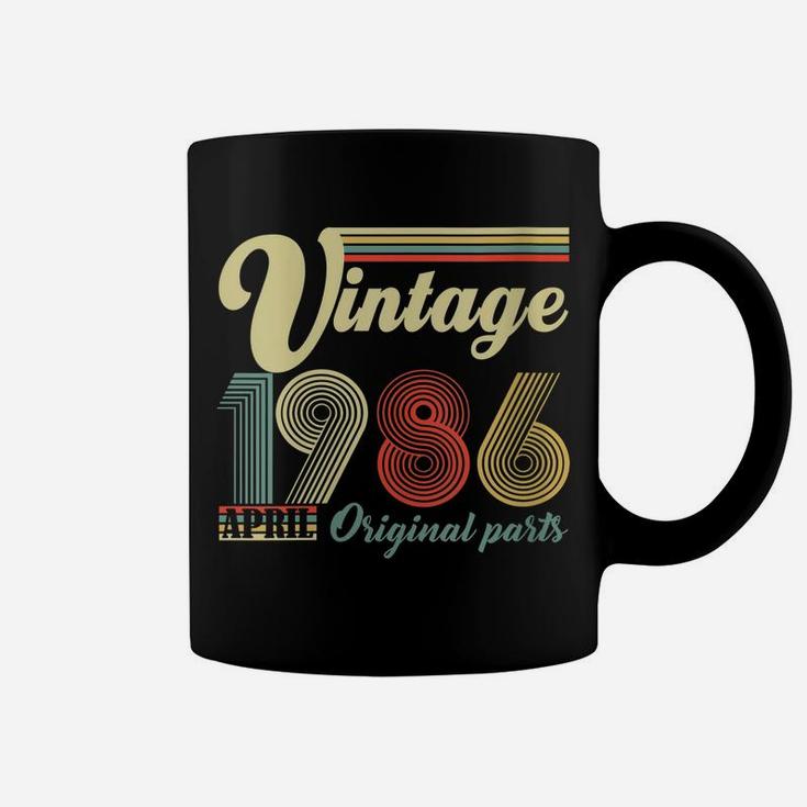 Womens 35 Years Old - Made In April 1986 - Vintage 35Th Birthday Coffee Mug