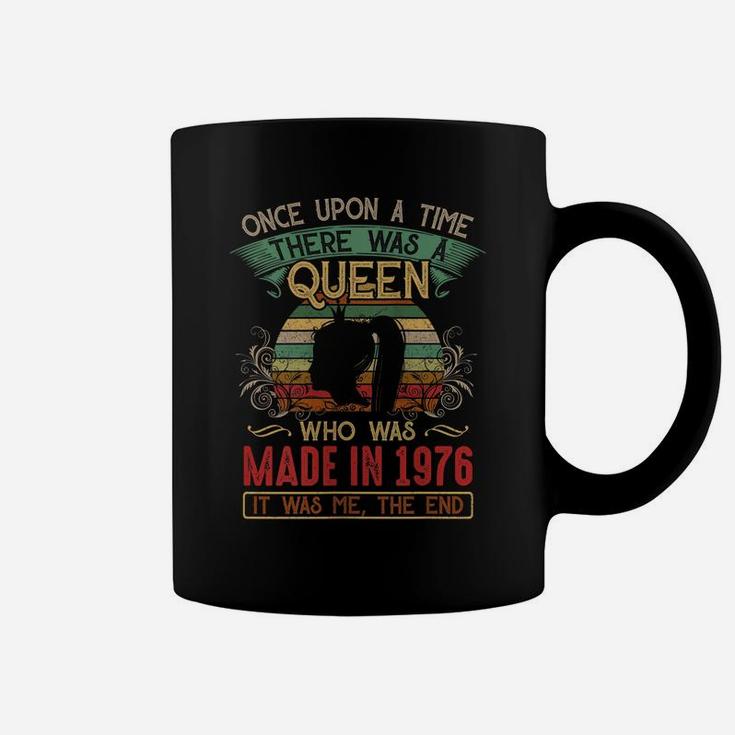 Womens 45Th Birthday Queen Made In 1976 Coffee Mug