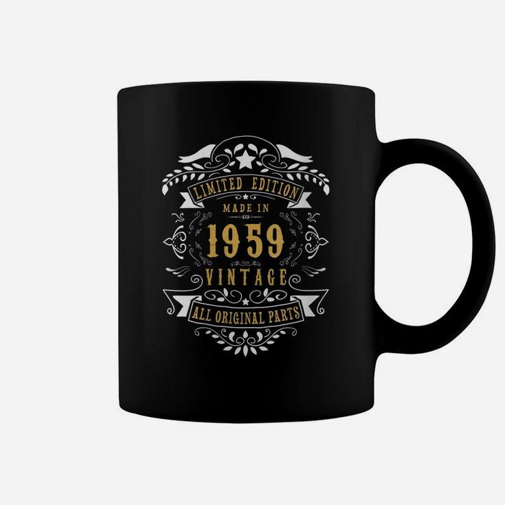 Womens 61 Years Old Made In 1959 Vintage 61St Birthday Gift Idea Coffee Mug
