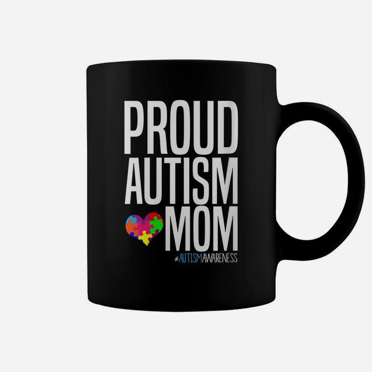 Womens Autism Awareness Month Proud Autism Mom Coffee Mug