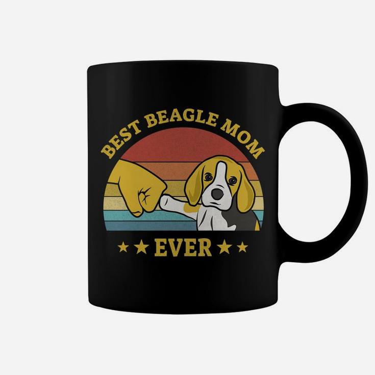 Womens Best Beagle Mom Ever Proud Vintage Beagle Gifts Puppy Lover Coffee Mug