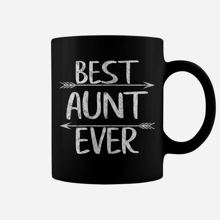 Womens Cute Mother's Day Funny Auntie Gift Best Aunt Ever Coffee Mug