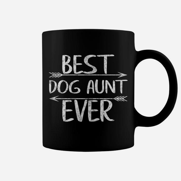 Womens Cute Mother's Day Funny Auntie Gift Best Dog Aunt Ever Coffee Mug