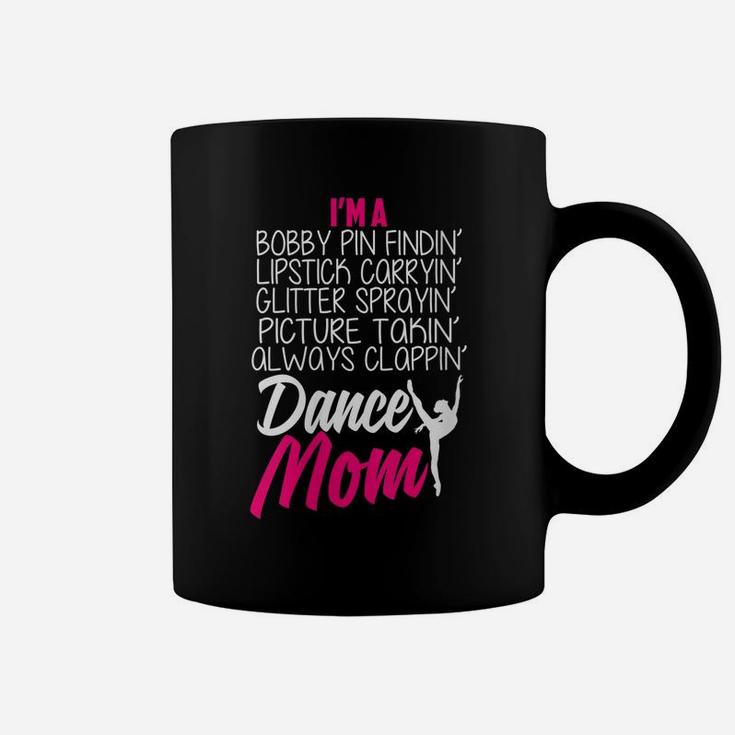 Womens Dance Mom Shirts For Women Girls Gift For Proud Dance Mom Coffee Mug