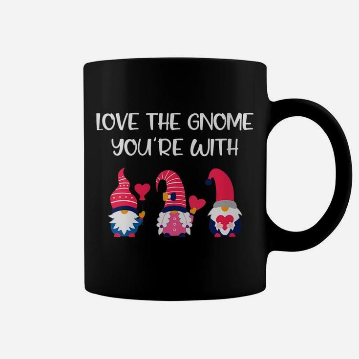 Womens Gnomes Valentines Day Gifts - Love The Gnome You're With Coffee Mug