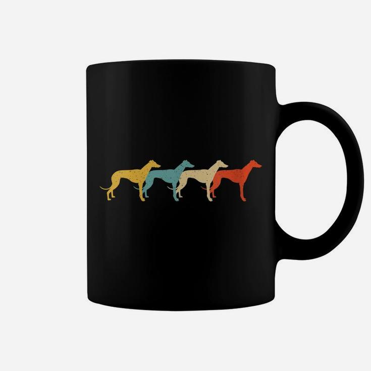 Womens Greyhound Vintage Retro Dog Pet Racer Lover 60S 70S Gift Coffee Mug