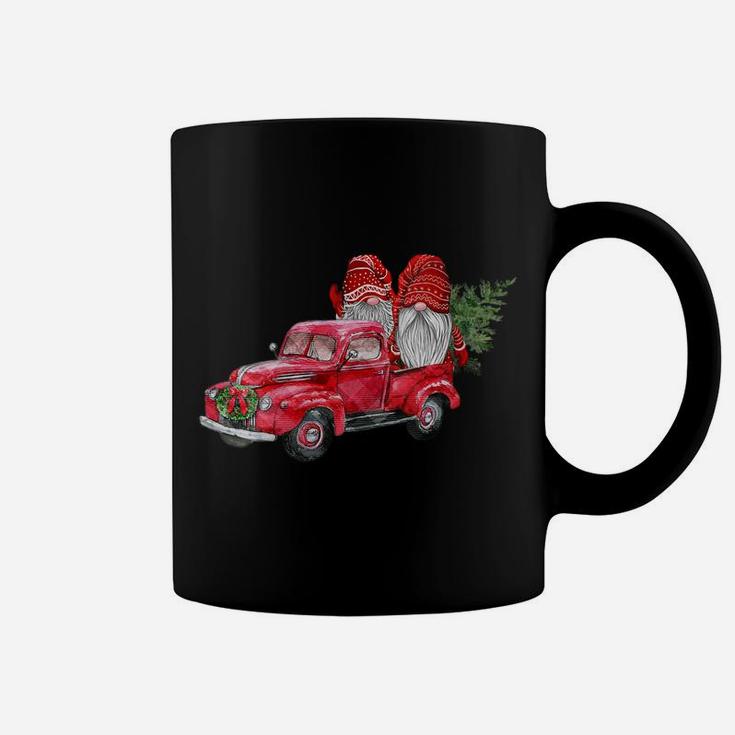 Womens Hanging With Red Gnomies Santa Gnome Christmas Car Coffee Mug