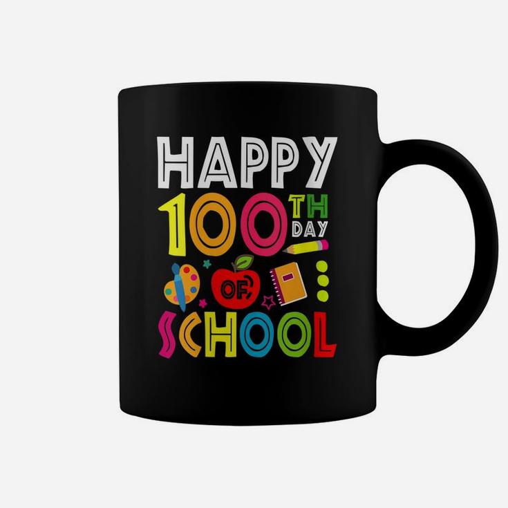 Womens Happy 100Th Day Of School Teacher & Student 100Th Day School Coffee Mug
