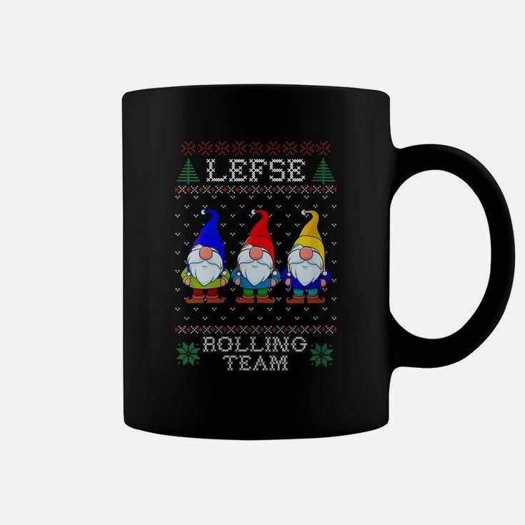 Womens Lefse Rolling Team, Christmas Baking Tomte Gnome Xmas Women Coffee Mug