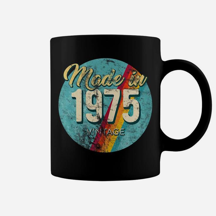 Womens Made In 1975 Vintage 45Th Birthday Retro Throwback C1 Coffee Mug