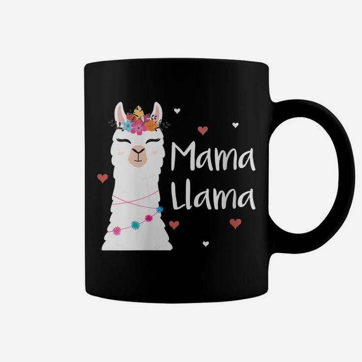Womens Mama Llama Cute Llamas Mom Womens Mothers Day Gift Coffee Mug