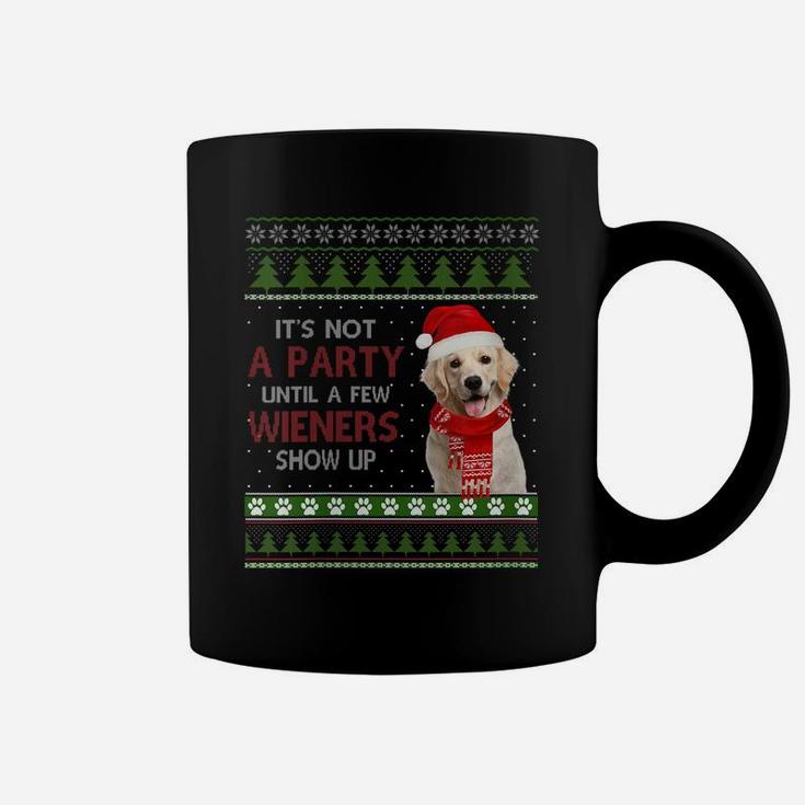 Womens Merry Weiner Christmas Dog Xmas Coffee Mug