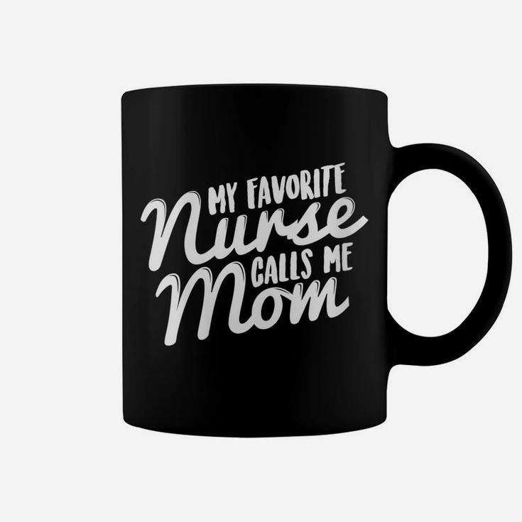 Womens My Favorite Nurse Mom And Daughter Proud Mother Gift Coffee Mug