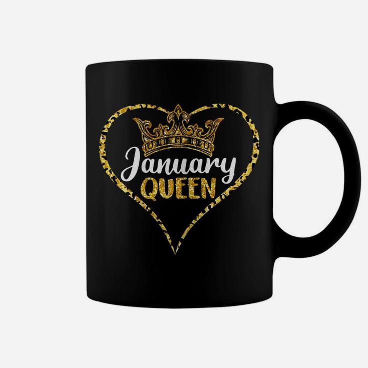 Womens Nn Cute January Birthday Queen Costume Women Girl Gift Coffee Mug