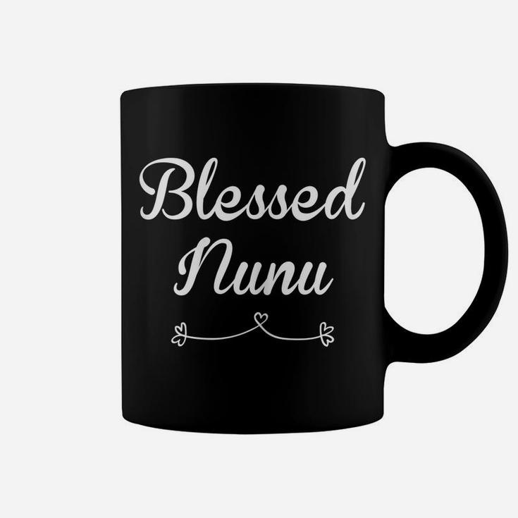 Womens Nunu Shirt Gift Blessed Nunu Coffee Mug