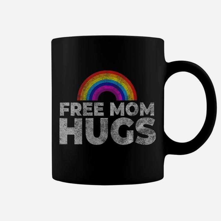 Womens Pride Parade Free Hugs Proud Mom Lgbt Coffee Mug